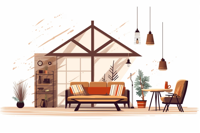 entryway organizer vintage